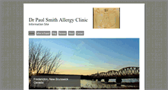 Desktop Screenshot of drpaulsmithallergyclinic.com